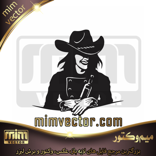 وکتور چهره دختر