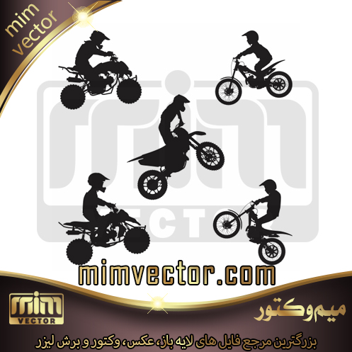 وکتور موتور سیکلت