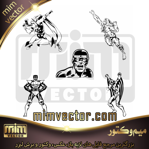 وکتور قهرمان ها